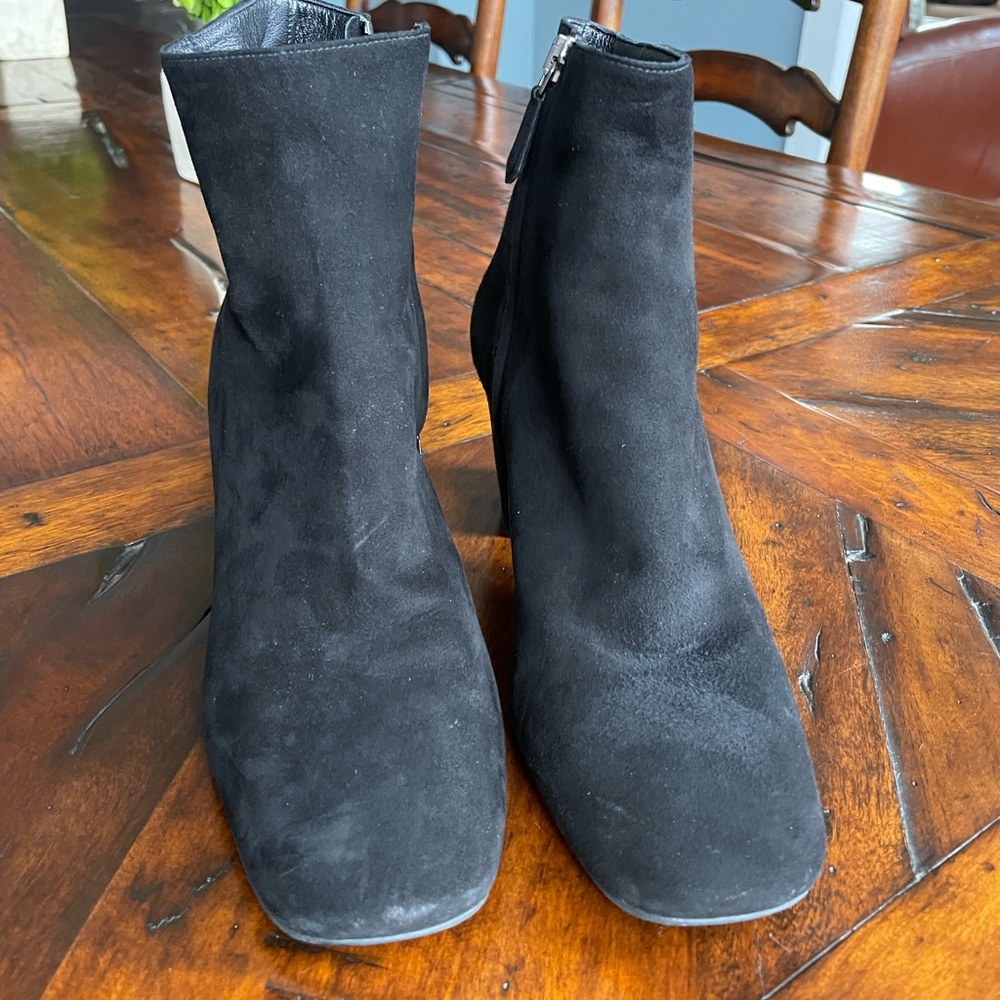 Prada zip ankle bootie